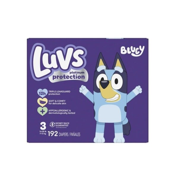 Luvs Platinum Protection Baby Diapers Size 3, 192 Count - Picture 11 of 11